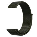For Apple Watch Series 6, 44-mm Case, Simple Nylon Sports Watch Strap, Touch Fastener, Army Green | iCoverLover.com.au