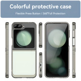 For Samsung Galaxy Z Flip6 5G Case, Colourful Series Shielding Back Cover, Transparent Grey | iCoverLover.com.au