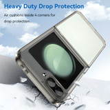 For Samsung Galaxy Z Flip6 5G Case, Colourful Series Shielding Back Cover, Transparent Grey | iCoverLover.com.au