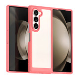 For Samsung Galaxy Z Fold6 5G Case, Colourful Series Shielding Back Cover, Red | iCoverLover.com.au