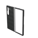 For Samsung Galaxy Z Fold6 Case - Wavy Shield, Durable TPU + Flannel Protective Cover, Dark Green | iCoverLover.com.au