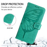 For Samsung Galaxy Z Fold6 Case, Butterfly Embossed Folio PU Leather Wallet Cover, Green | iCoverLover.com.au