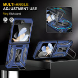 For Samsung Galaxy Z Flip6 5G Case - Sliding Camera Shield, Magnetic Holder, Protective Cover, Purple, Navy Blue | iCoverLover.com.au