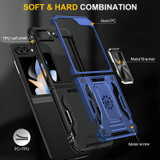 For Samsung Galaxy Z Flip6 5G Case - Sliding Camera Shield, Magnetic Holder, Protective Cover, Purple, Navy Blue | iCoverLover.com.au
