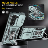 For Samsung Galaxy Z Fold6 5G Case - Sliding Camera Shield, Magnetic Holder, Protective Cover, Purple, Alpine Green | iCoverLover.com.au