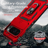 For Google Pixel 9 Pro 5G Case, Protective Camera Shield Armour Cover, Red | iCoverLover.com.au