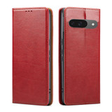 Google Pixel 9 Leather Flip Wallet Folio Case - Red | Premium Protection & Style