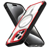 For iPhone 16 Plus Case, Clear Acrylic with Lens Holder, Compatible with MagSafe Cover, Blue | iCoverLover.com.au