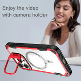 For iPhone 16 Pro Max Case, Clear Acrylic with Lens Holder, Compatible with MagSafe Cover, Purple | iCoverLover.com.au
