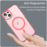 For iPhone 16 Case, Frosted Translucent MagSafe Compatible Cover, Red | iCoverLover.com.au