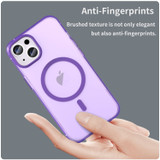 For iPhone 16 Plus Case, Frosted Translucent MagSafe Compatible Cover, Dark Purple | iCoverLover.com.au