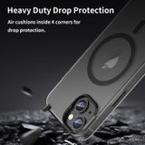 For iPhone 16 Case, Frosted Translucent MagSafe Compatible Cover, Black | iCoverLover.com.au