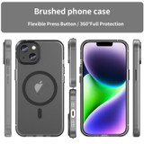 For iPhone 16 Plus Case, Frosted Translucent MagSafe Compatible Cover, Black | iCoverLover.com.au