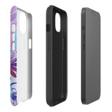 For iPhone 14 Pro Max, 14 Pro, 14 & Older Case, Protective Cover, Flower Swirls | Protective Cases | iCoverLover.com.au