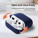 For AirPods 4 Silicone Earphone Protective Case with Hook, Dark Green | iCoverLover.com.au