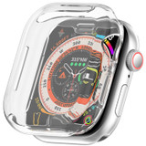 For Apple Watch Series 10, 46-mm Case, Electroplated Grippy Cover, Transparent | iCoverLover.com.au