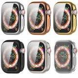 For Apple Watch Series 10, 46-mm Case, Electroplated Grippy Cover, Transparent | iCoverLover.com.au