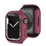 For Apple Watch Series 9, 45-mm Case, Shockproof Grippy Protective Cover, Dark Red | iCoverLover.com.au