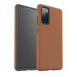 Samsung Galaxy S20 FE Case Protective Cover, Brown | iCoverLover.com.au | Phone Cases