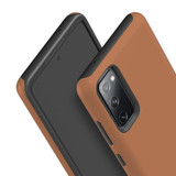 Samsung Galaxy S20 FE Case Protective Cover, Brown | iCoverLover.com.au | Phone Cases