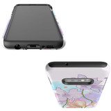For Samsung Galaxy S10e Case Tough Protective Cover Watercolor Floral
