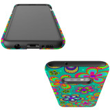 For Samsung Galaxy S10e Case Tough Protective Cover Retro Floral