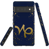 For Google Pixel 6 Pro Case Tough Protective Cover Capricorn Sign