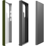 Army Green Tough Protective Cover for Galaxy S25 Ultra, S25+ Plus, S25 | Rugged & Ready