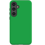 Green Tough Protective Cover for Galaxy S25+ Plus | Bright & Resilient