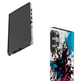 Dark Splatter Tough Protective Cover for Galaxy S25 Ultra, S25+ Plus, S25 | Artistic Durability