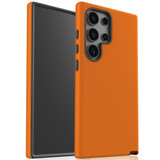 Orange Tough Protective Cover for Galaxy S25 Ultra, S25+ Plus, S25 | Citrus Stronghold