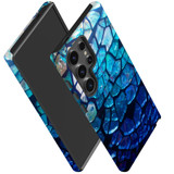 Blue Mirror Tough Protective Cover for Galaxy S25 Ultra, S25+ Plus, S25 | Reflective Safeguard