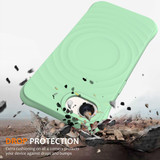 For iPhone 16e Compatible with MagSafe Case – Wave Texture, Soft Silicone Grip & Full Protection, Green | iCoverLover.com.au