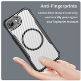 For iPhone 16e Compatible with MagSafe Case – Sleek Carbon Fiber Design for Secure Grip & Protection, Black | iCoverLover.com.au
