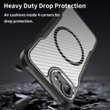 For iPhone 16e Compatible with MagSafe Case – Sleek Carbon Fiber Design for Secure Grip & Protection, Black | iCoverLover.com.au