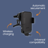 EFM Dual-Coil Wireless Car Charger – 20W USB-C