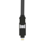 inCharge XL Cable 30cm – 100W 6-in-1 Urban Black