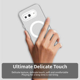 For Google Pixel 9a Case - Durable Acrylic + TPU, MagSafe Compatible Scratch-Resistant Cover, White | iCoverLover.com.au