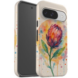 For Google Pixel 9 Case Tough Protective Cover, Watercolour Flower | Protective Covers | iCoverLover Australia