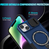 For iPhone 15 Case, MagSafe Compatible, Sliding Cam Shield & Holder, Protective Cover, Royal Blue | iCoverLover Australia