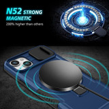 For iPhone 15 Case, MagSafe Compatible, Sliding Cam Shield & Holder, Protective Cover, Royal Blue | iCoverLover Australia