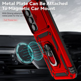 For Samsung Galaxy A54 Case, Tough Protective Cover, Slide Camera Shield, Magnetic Holder, Red | Phone Cases | iCoverLover.com.au