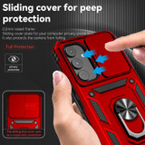 For Samsung Galaxy A54 Case, Tough Protective Cover, Slide Camera Shield, Magnetic Holder, Red | Phone Cases | iCoverLover.com.au