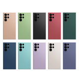 For Samsung Galaxy S23 Ultra 5G Case, Silicone Protective Back Cover, Apricot | Phone Cases | iCoverLover.com.au