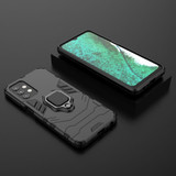 For Samsung Galaxy A32 5G Plastic Shockproof Protective Case, Magnetic Ring Holder, Black | iCoverLover.com.au | Samsung Galaxy A Cases