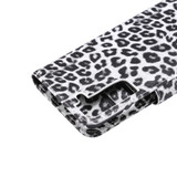 For Samsung Galaxy S22+ Plus 5G Case, Leopard Pattern Flip PU Leather Cover, White | iCoverLover Australia