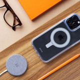 For iPhone 13 Pro EFM Zurich Flux Case Armour MagSafe Cover Frost Clear