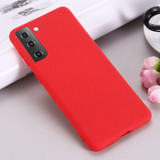 For Samsung Galaxy S21+ Plus Case, Solid Color Liquid Silicone Shockproof Full Coverage Cover, Red | iCoverLover.com.au | Phone Cases