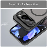 For Google Pixel 10 Pro Frosted MagSafe Compatible Case, Anti-Fingerprint & Shockproof Protection, Black | iCoverLover.com.au