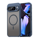 For Google Pixel 10 Pro Frosted MagSafe Compatible Case, Anti-Fingerprint & Shockproof Protection, Blue | iCoverLover.com.au